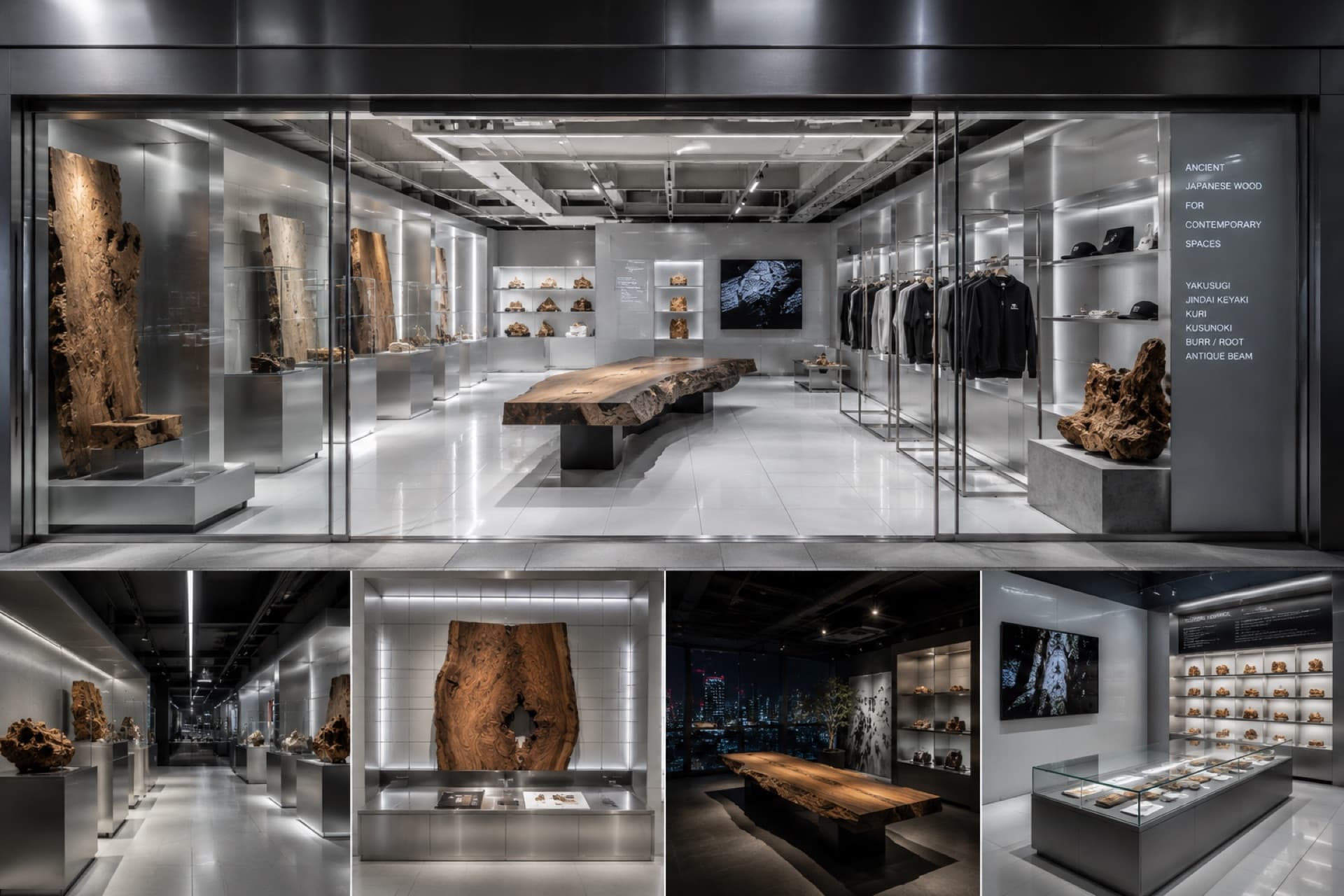 MEIBOKU showroom — gallery of fine Japanese timber